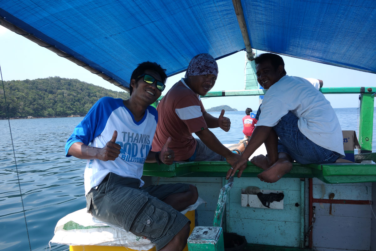 escapade en bateau à Belitung